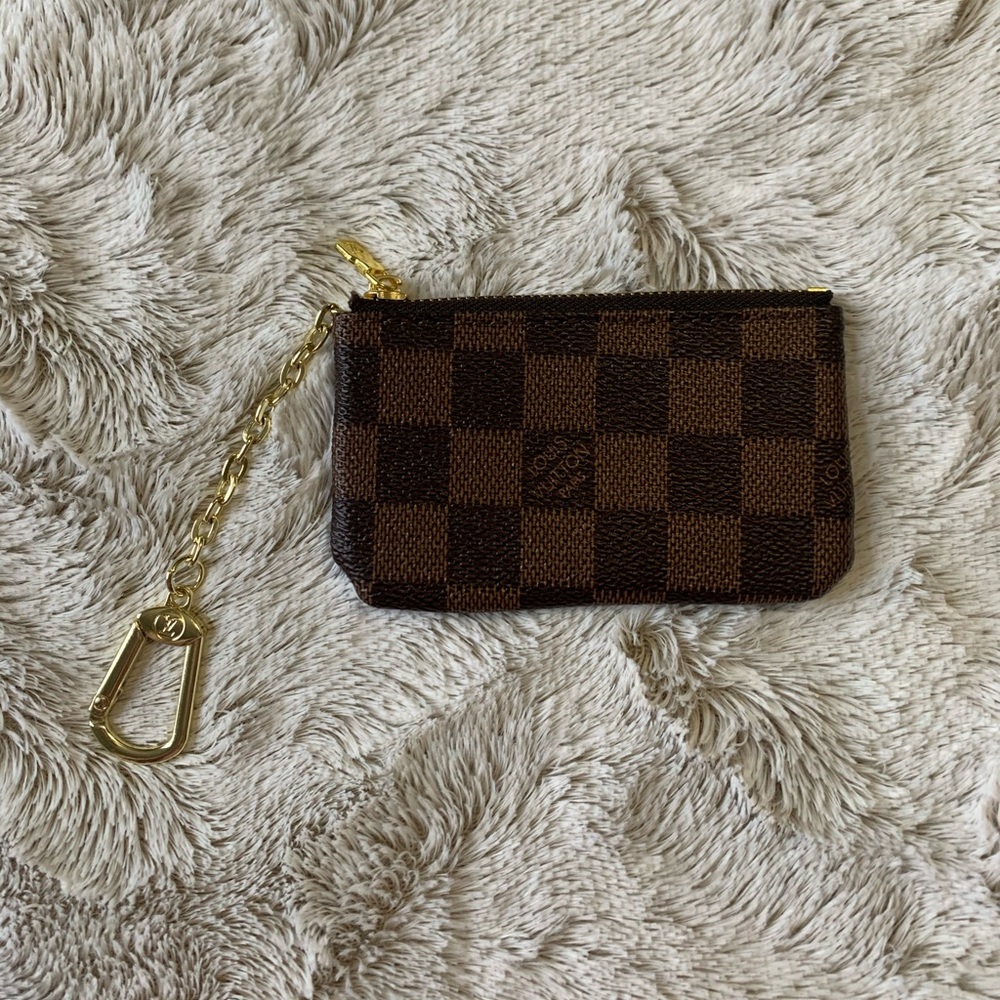 Canvas/Monogram Key Pouch